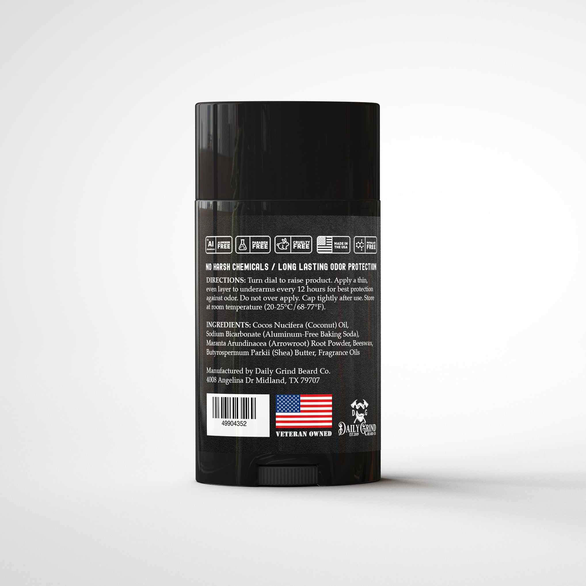 American Classic Natural Deodorant for Men - Pepper, Amber, Oak